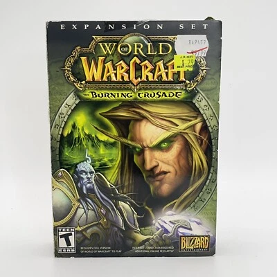 World of Warcraft Burning Crusade PC Game 4 Disc w/ Box & Manual Blizzard - Image 1 of 4
