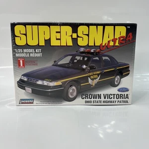 Lindberg Super Snap Ford Crown Victoria Ohio State Hwy Patrol Model Kit Sealed - Picture 1 of 4