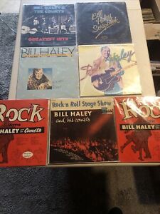 BILL HALEY and THE COMETS VINYL RECORD COLLECTION OF (7) LP Albums ROCK N ROLL