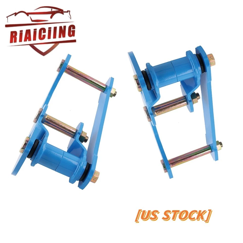 2件装后舒适叶弹簧镣铐2英寸升降机适用于2016+丰田Hilux Revo 2.5L — 第 1/4 张图片