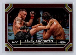 2024 Topps Chrom UFC #48 Colby Covington - Magenta Refraktor-Weltergewicht - Bild 1 von 2
