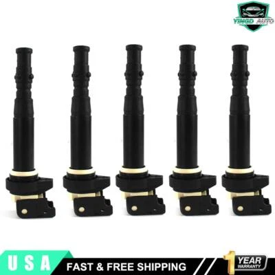 5x Ignition Coils For BMW M5 M6 5.0L V10 2006-2010 E60 E63 E64 12137841556 - Imagem 1 de 4