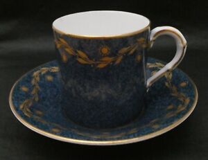 Vintage (1926) Royal Worcester Demitasse Coffee Cup and Saucer