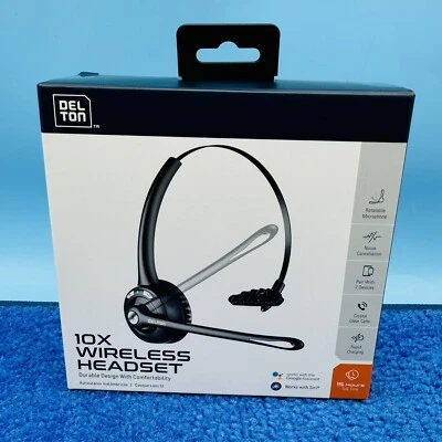 Delton - 10x Trucker Bluetooth Headset with Microphone - Black - Image 1 of 3