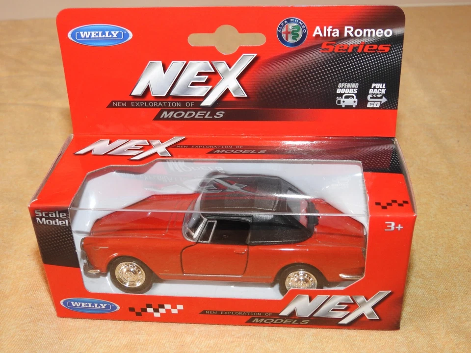 voiture miniature ALFA ROMEO SPYDER 9600 12 cm WELLY neuve dans sa boite - Photo 1/1