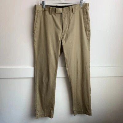 Pantalones de vestir Louis Raphael tostados a medida talla 33x32  Foto 1 de 4