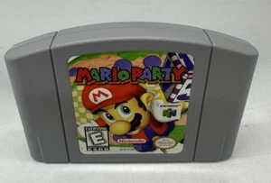 Mario Party Nintendo 64 Genuine OEM Authentic N64 Tested w/ Protector MINTY Cond - Picture 1 of 7