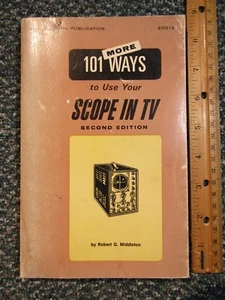 Sams Photofact 101 More Ways to Use Scope in TV ~ 1968 ~ 2nd Edition ~ Middleton - Imagen 1 de 7