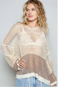 Pol V Neck Knit Top - Picture 1 of 3