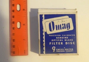 Vintage Omag Optical Glass filter Disc Deluxe Chrome Flash Series VI. BB4 - Picture 1 of 8