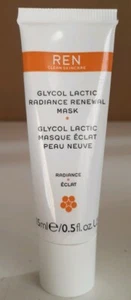REN glycol lactic radiance renewal mask travel size 15 ml / 0.5 oz NEW SEALED  - Picture 1 of 2