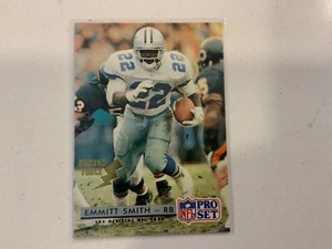 1992 Pro Set EMMITT SMITH Dallas Cowboys "Ground Force" Insert Card Rare Mint - Picture 1 of 2