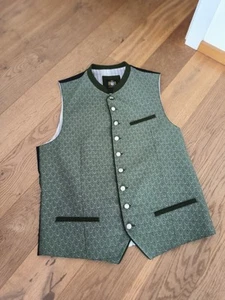 Hammerschmid Trachten Weste Gilet Gr.106 Grün NEU Neupreis 229 Euro ANSCHAUEN - Bild 1 von 11