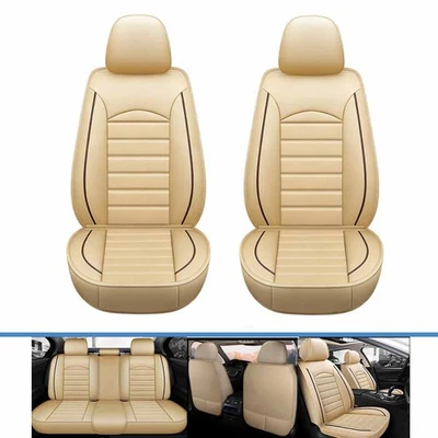For Acura TLX RDX MDX Car Seat Cover Full Set PU Leather Cushion Front & Rear Foto 1 de 4