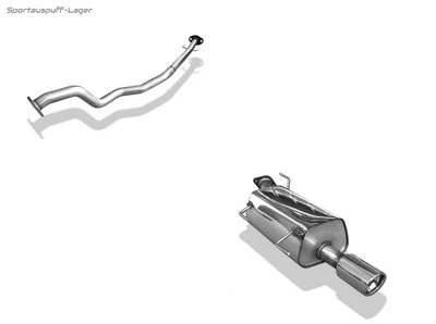 Fox Racing Complete System From Catalytic Converter For Nissan Juke F15 1x90mm Round With Absorber - Image 1 of 4
