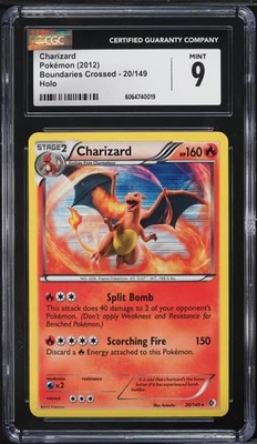 CGC 9 Charizard Holo Rare Boundaries Crossed 2012 Pokemon Card #20 - Image 1 of 2