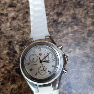 Michele Tahitian Jelly Bean Authentic Mww12D000001 Chronograph Uhr weiß - Bild 1 von 10