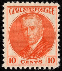 Canal Zone Stamp Scott # 108a Mint LH F-VF - 10 Cents Orange Harry Hodges Issue - Picture 1 of 1