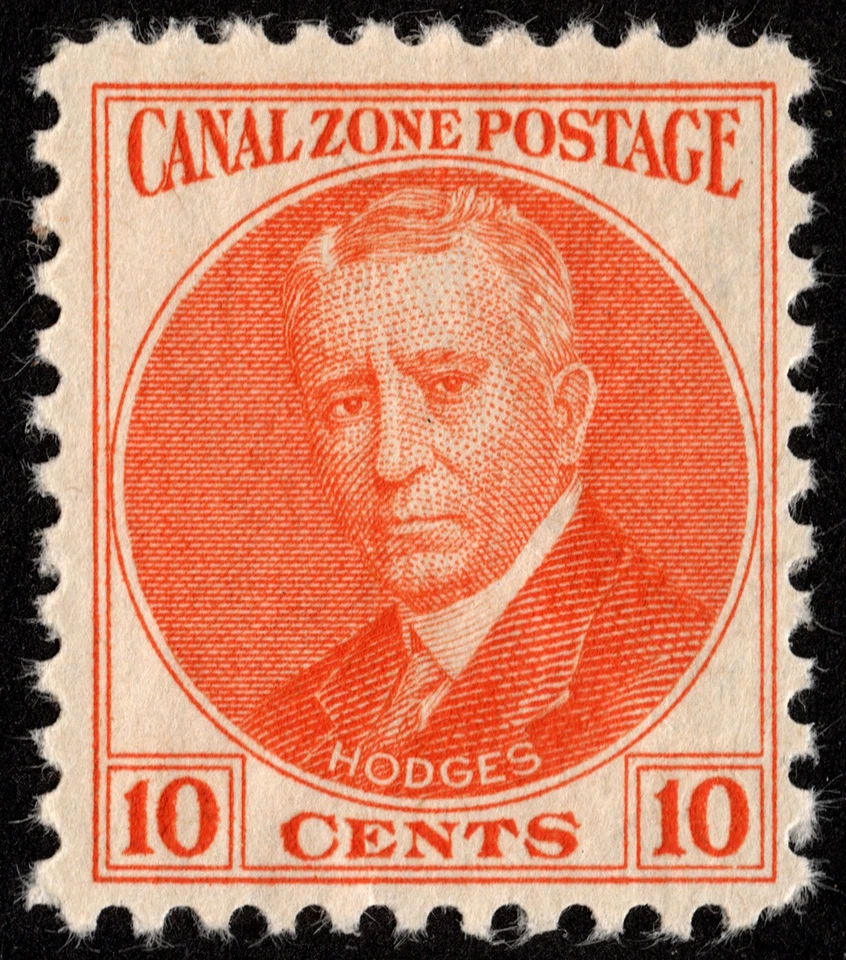Canal Zone Stamp Scott # 108a Mint LH F-VF - 10 Cents Orange Harry Hodges Issue - Image 1 of 1