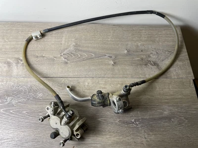 04-18 CRF450R CRF450 OEM Front Brake Caliper Master Cylinder Line Assembly OEM Foto 1 de 4
