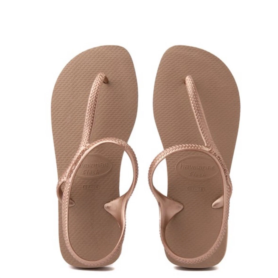 Chanclas Havaianas Mujer Urbana Tanga 4000039 Oro Rosa Talla: 6-9 NUEVO Foto 1 de 4