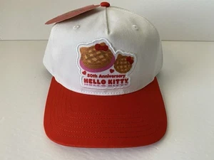 NUEVO CON ETIQUETAS Hello Kitty 50 Aniversario Dos Tonos SnapBack Gorra Gorra BioWorld - Imagen 1 de 5