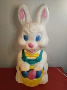 easter bunny blow mold vintage - Picture 1 of 8