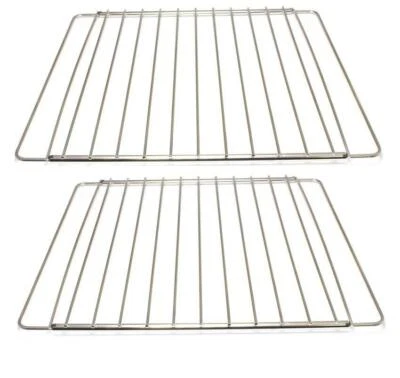 SPARES-NETWORK 2x UNIVERSAL Adjustable Oven Shelf Cooker Rack Extendable Grill 345 - 565mm