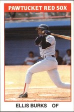 1987 Pawtucket Red Sox TCMA #22 Ellis Burks