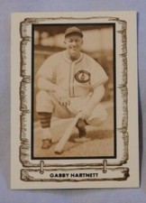 1982 Cramer Sports Baseball Legends Gabby Hartnett Cubs Giants Baseball Card