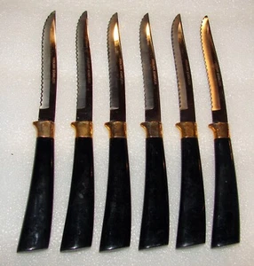 Mid Century Sheffield Washington Forge Stainless Steel Carving & Steak Knife Set - Picture 1 of 11