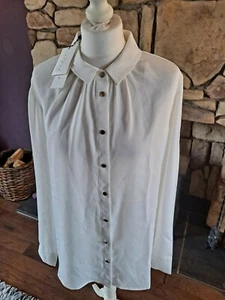 Damsel In A Dress Annah Blouse Ivory Size 16 BNWT RRP £89 - Picture 1 of 12