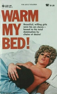 Bee-Line Book 390Z Warm My Bed! by Laurette Garner Vintage Sleaze Paperback RARE - Picture 1 of 2