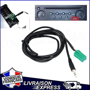 CÂBLE JACK AUDIO MP3 AUX AUXILIAIRE AUTORADIO RENAULT LAGUNA 2 3 II III (2280) - Bild 1 von 1