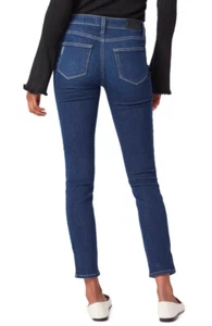 NWT PAIGE Hoxton High-Rise Ankle Front Fashion Yoke Skinny Jeans Size 28 in Raye - Picture 1 of 16