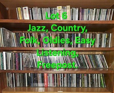 Bulk CDs,Choose One Jazz,Country,Folk,Blues,Oldies,Easy Listen $5 freepost,Lot 6 - image 1 of 4