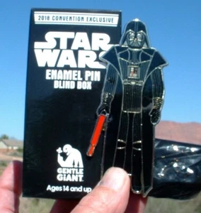SEALED BAG SDCC 2018 Gentle Giant Darth Vader Enamel Collector Pin Star Wars - Picture 1 of 3