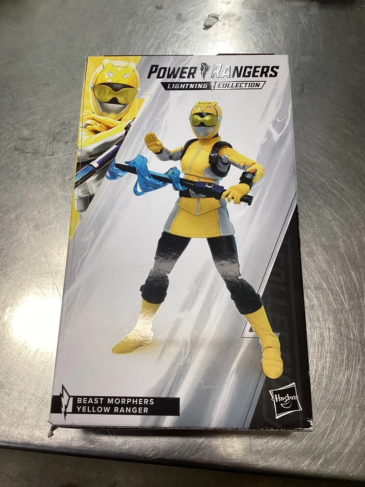 Hasbro Power Rangers Lightning Collection Beast Morphers Yellow Ranger Figure