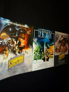 STAR WARS The Empire Strikes Back + Return of the Jedi AFFICHES FRANÇAISE 16x24 - Picture 1 of 4