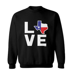 Love Texas - Texan Pride Lone Star State United States Toddler Crewneck Sweater - Picture 1 of 8