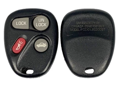 Llavero remoto de entrada sin llave OEM 4 botones genuino GM L2C0005T 16263074-99 Foto 1 de 4