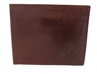 Nova Carteira Masculina Rowallan Verona Couro Bi-Fold 33-7556 Conhaque Bronzeado - Imagem 1 de 4