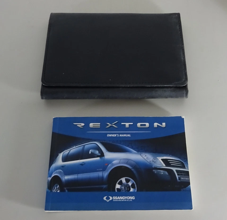 Wallet+Armatoriale Manuale/Handbook Ssangyong Rexton 1 Generation Da 2001-2017 - Immagine 1 di 1