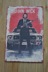 JOHN WICK Blechschild - Retro - Vintage - Filmplakat - Deko - Bild 1 von 1