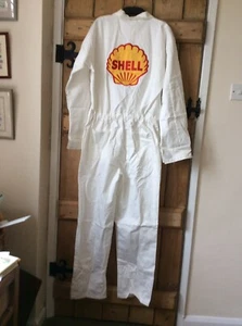 GOODWOOD REV. SET COMPLETO RIPRODUZIONE SHELL QUALITA' RICAMATO COTONE BIANCO - Foto 1 di 3