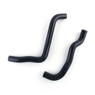 Juego de manguera de refrigerante de radiador de silicona negra para Yamaha YZF R6 600 03-05 / R6S 06-09 Foto 1 de 4