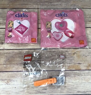NEW LEGO Clikits McDonalds Fashion Jewelry Designer Lot of 2 Set 2004 Pink - Image 1 of 4