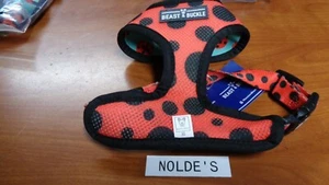 Beast & Buckle Lady Bug Dog Harness various sizes SKSD28 DS755 B4 - Picture 1 of 9