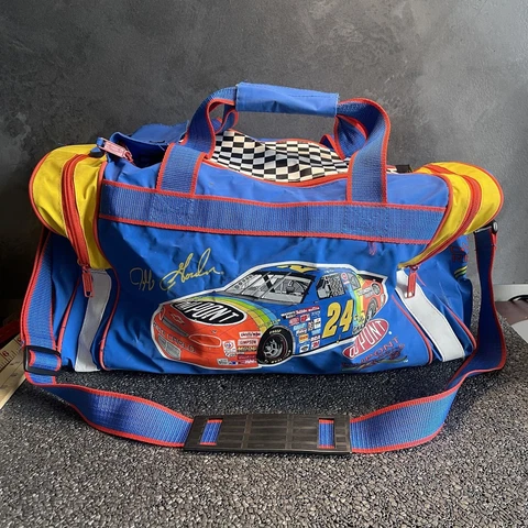 Vintage ADS Sports Jeff Gordon #24 Duffle  Bag Racing NASCAR Dupont Cover