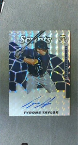 2021 Panini Mosaic Scripts Autograph Auto #SCR-TT Tyrone Taylor Brewers - Picture 1 of 2